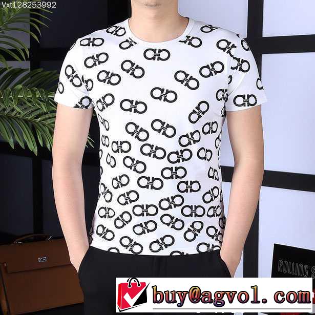 半袖Tシャツ 特別人気感謝SALE 4色可選 17春夏 フェラガモ FERRAGAMO