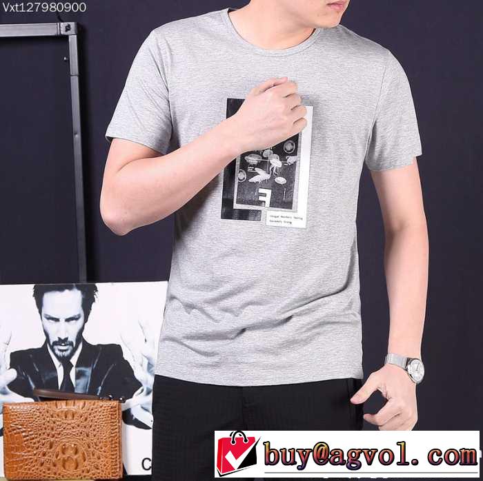 2017 3色可選 【大人気】定番商品 フェンディ FENDI 半袖Tシャツ