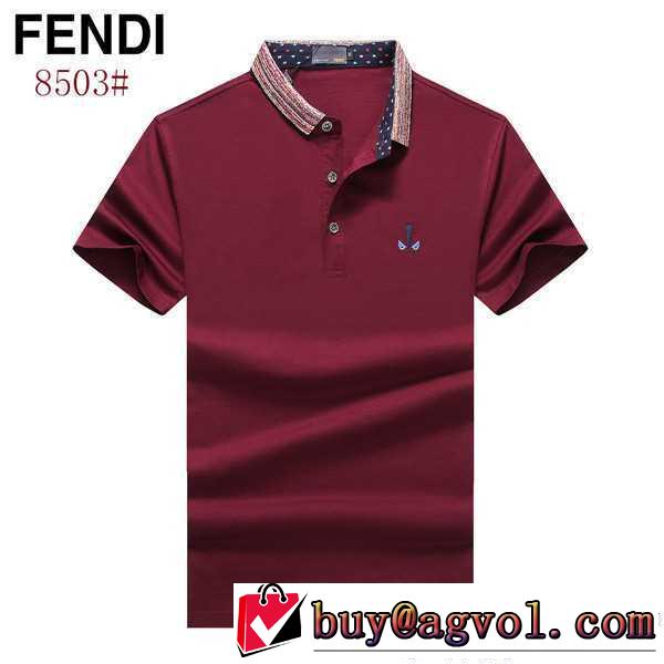 フェンディ FENDI 3色可選 半袖Tシャツ 17春夏 追跡あり☆入手困難!!