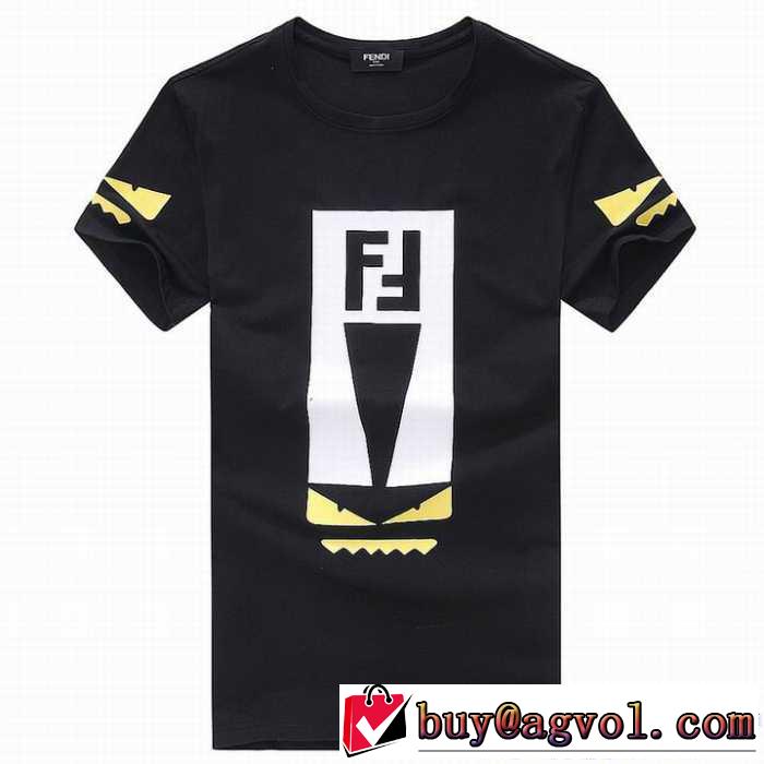 2017 フェンディ FENDI 超人気美品◆ 半袖Tシャツ 素敵 4色可選