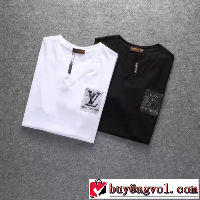 LOUIS VUITTON ルイ ヴィトン 2017  2色可選 重宝するアイテム 半袖Tシャツ 存在感◎
