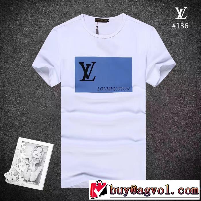 LOUIS VUITTON ルイ ヴィトン プレゼントに 半袖Tシャツ 吸汗性に優れ 3色可選 2017春夏