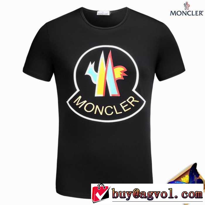 セレブ風 3色可選 半袖Tシャツ 2017春夏 MONCLER 着心地抜群