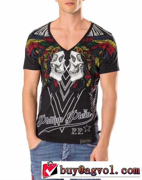 フィリッププレイン PHILIPP PLEIN 2017 今買い◎得 半袖Tシャツ 3色可選