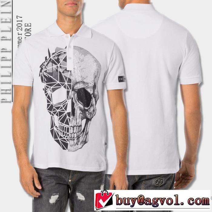 PHILIPP PLEIN フィリッププレイン 2色可選 収縮性のある 風合いが出る 2017 半袖Tシャツ
