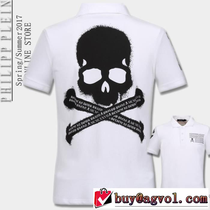 ★安心★追跡付 半袖Tシャツ PHILIPP PLEIN フィリッププレイン 3色可選 2017春夏