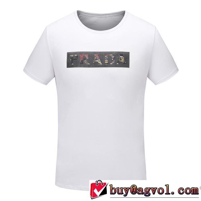 17春夏 2色可選 【新アイテム】 PRADA プラダ 半袖Tシャツ カッコいい印象を付ける