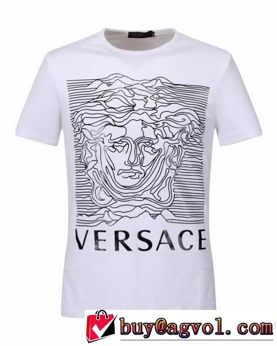 2017 大人気 ヴェルサーチ VERSACE 2色可選 半袖Tシャツ