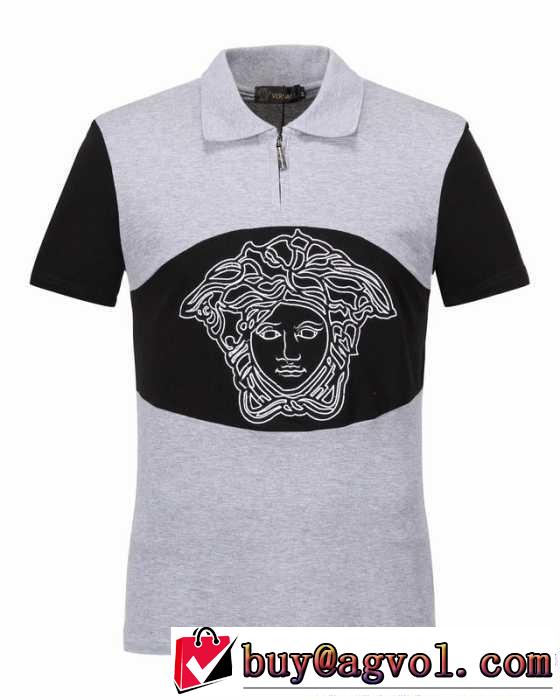 半袖Tシャツ 2色可選 2017 抜群な存在感 ヴェルサーチ VERSACE