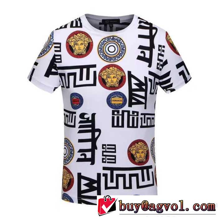 2017春夏 今買い◎得 ヴェルサーチ VERSACE 2色可選 半袖Tシャツ