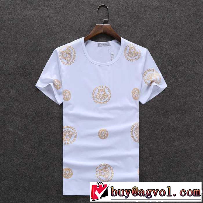 半袖Tシャツ 4色可選 17春夏 ヴェルサーチ VERSACE おすすめ