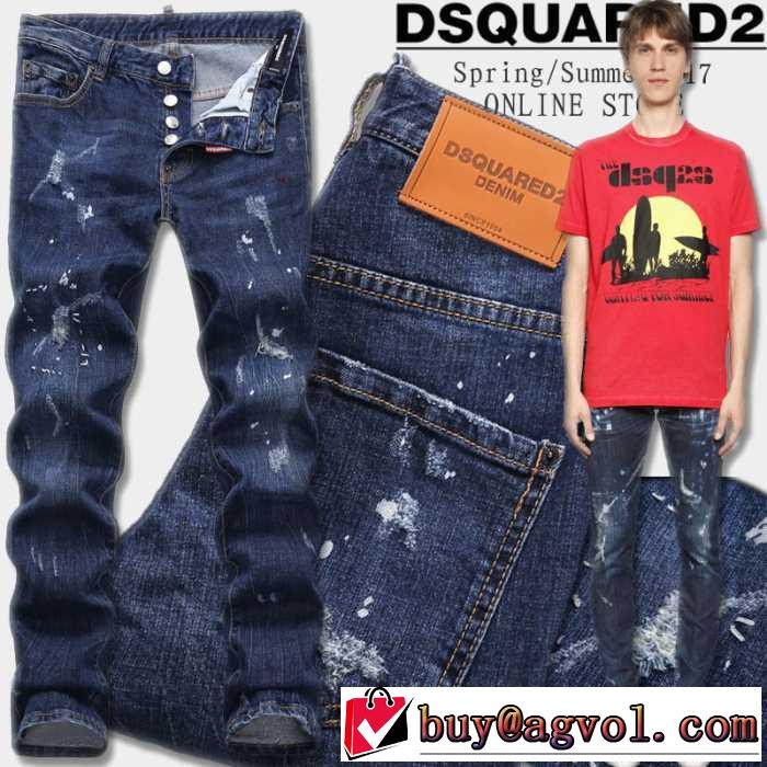 DSQUARED2 2017春夏 ジーンズ ビンテージ感溢れる 今からの季節にピッタリ！ 理想のパンツ