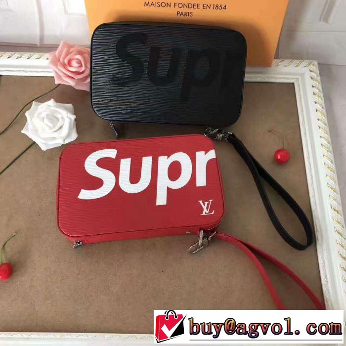 品質保証100%新品 SUPREME男女兼用2017新款  ポーチ 2色可選抜群の雰囲気が作れる!