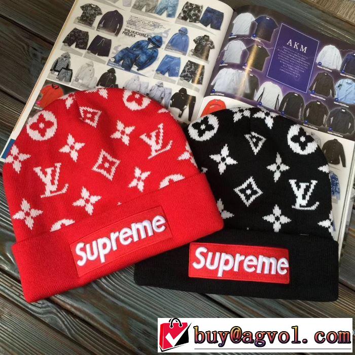 一味違うケーブル編みが魅力満点 キャップ 2色可選 supreme-LV 2017秋冬