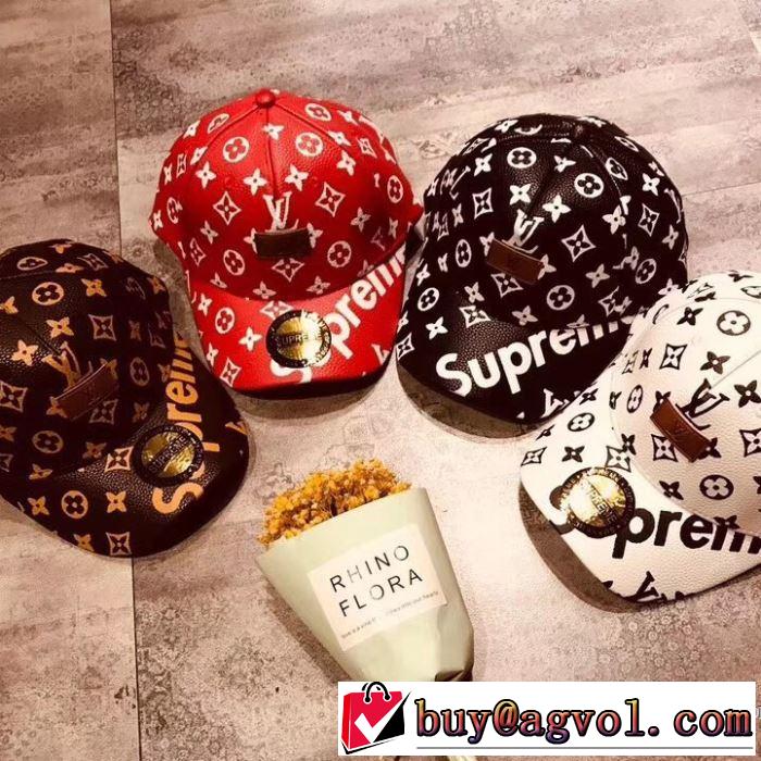 超激得新品2017 キャップ 4色可選 サイズ調節できるシュプリーム SUPREME 流行り