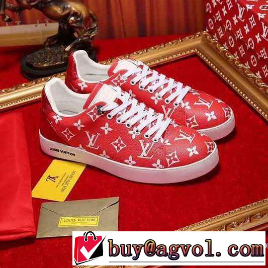 2017秋冬 リゾートスタイル Louis Vuitton x Supreme スニーカー ◆モデル愛用◆