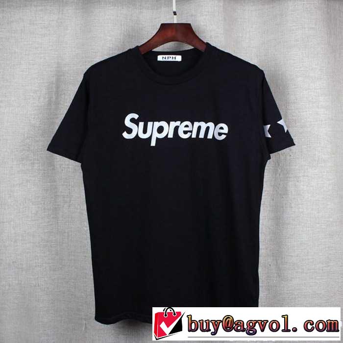 SUPREME 半袖Tシャツ 大人気再登場 消臭抗菌効果がある 17春夏