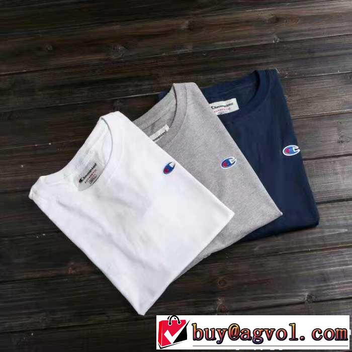 3色可選 17SS 半袖Tシャツ supreme x champion 上品な輝きを放つ形