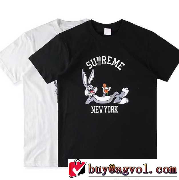  存在感◎ 2017夏季 シュプリーム SUPREME半袖Tシャツ 2色可選