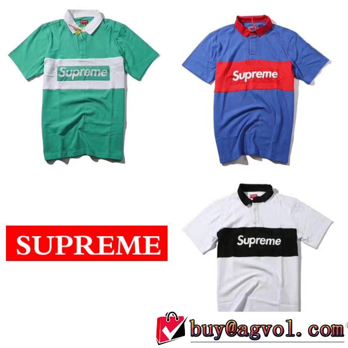 ★安心★追跡付SUPREME 魅惑 2017春夏 3色可選 半袖Tシャツ シュプリーム
