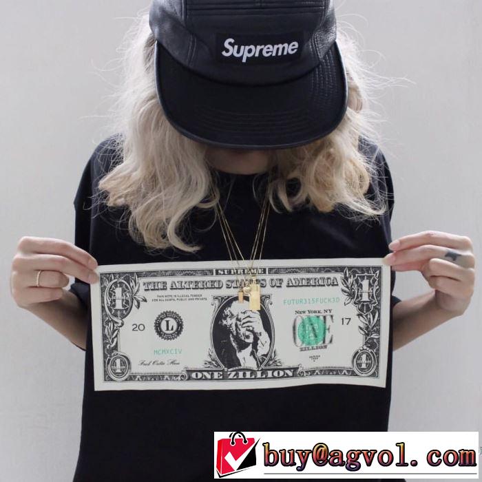 シンプル 2017新款 SUPREME高級品 通販4色可選 半袖Tシャツ シュプリーム