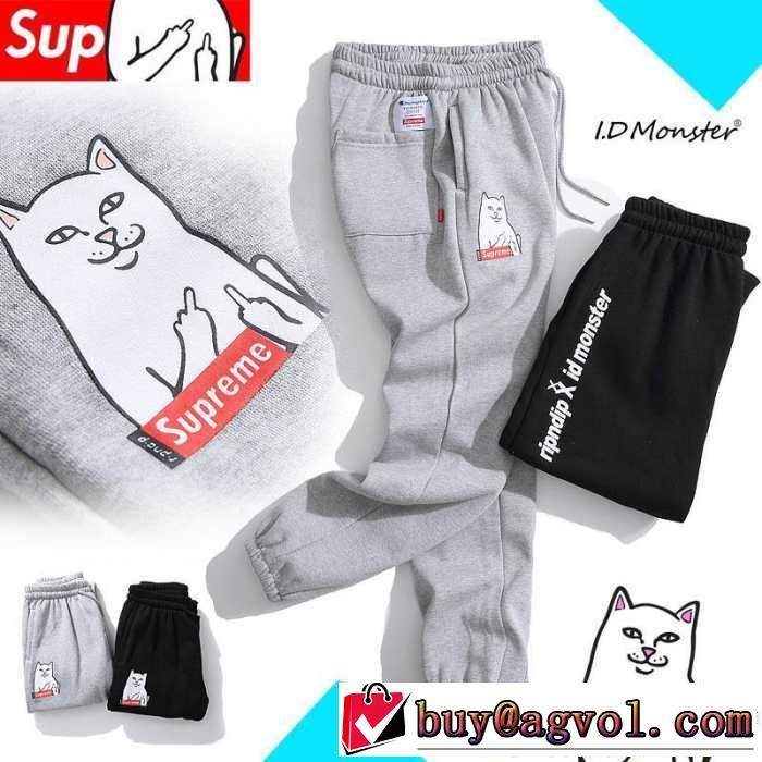 シュプリーム SUPREME 個性的なデザ 2017春夏 スポーツパンツ 2色 最安値に挑戦