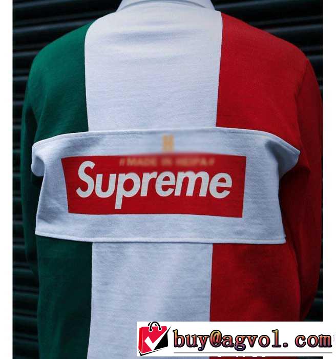 Split Rugby  3色可選 数に限りがある 長袖ポロシャツ supreme 17SS