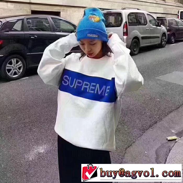 2017秋冬季超人気4色可選 大絶賛の履き心地! プルオーバーパーカー シュプリーム SUPREME