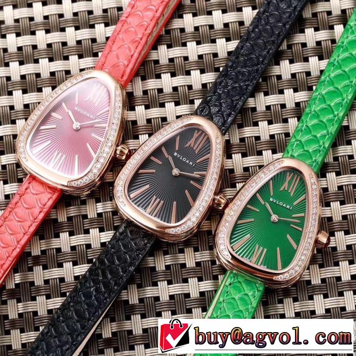 女性用腕時計 2017お買得 ブルガリ BVLGARI スイス輸入クオーツムーブメント 多色可選