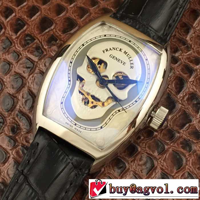 大絶賛の履き心地! 2017春夏 FRANCK MULLER フランクミュラー 男性用腕時計 4色可選