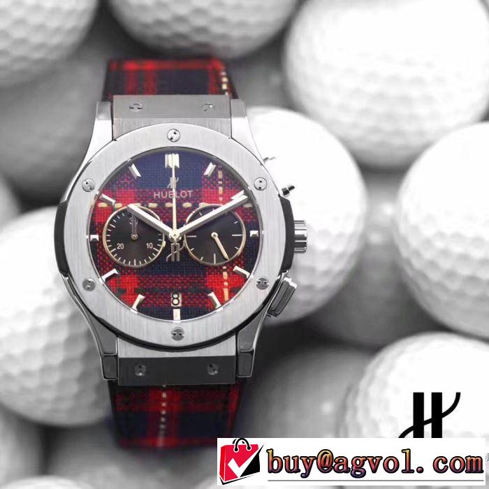 格安通販 ウブロ HUBLOT 2017新作 注目のアイテム 男性用腕時計 2色可選