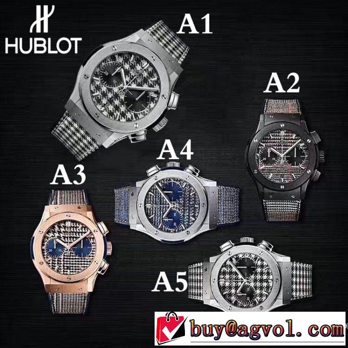 歓迎なレットショップ 2017新作 ウブロ HUBLOT 男性用腕時計 5色可選