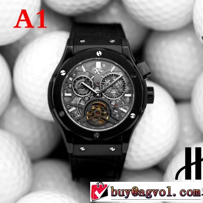 2017 男性用腕時計 4色可選 ウブロ HUBLOT 大人のセンスを感じさせる