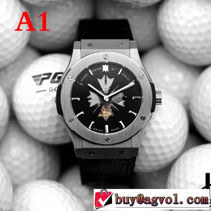 4色可選 主役になる存在感 2017お得HOT ウブロ HUBLOT 男性用腕時計