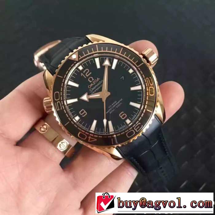 首胸ロゴ 2017春夏 OMEGA オメガ 自動巻きムーブメント コーティング高密度鏡面 3色可選