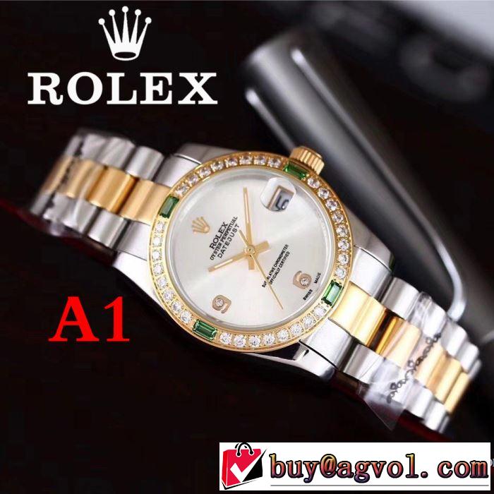 特別価格！2017新作 ロレックス ROLEX 輸入クオーツムーブメント 女性用腕時計 多色選択可