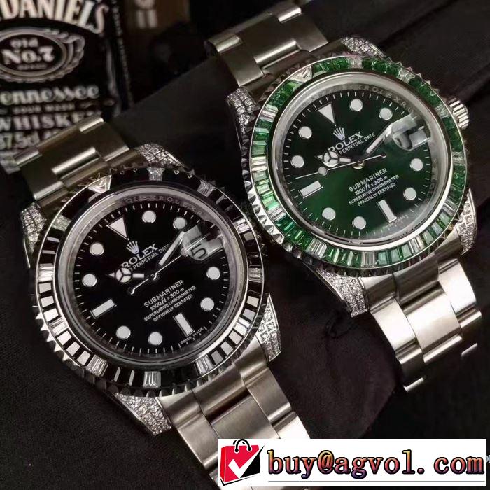 ロレックス優れた品質 ROLEX 品質保証2017  サファイヤクリスタル風防男性用腕時計4色選択可