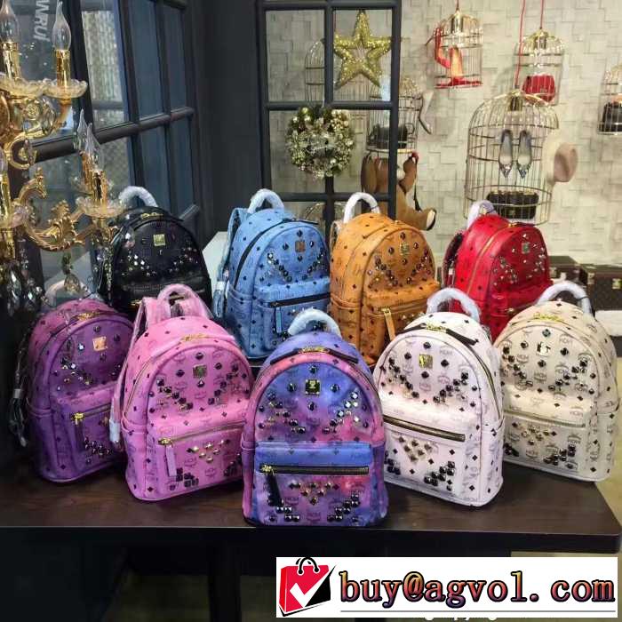 2017新作 MCM エムシーエム コピー リュック、バックパック めちゃくちゃお得 多色選択可
