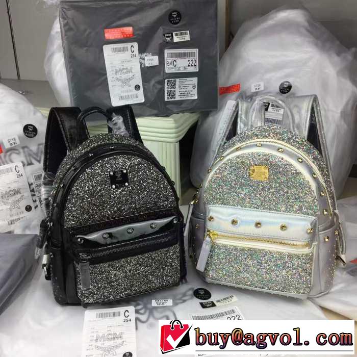 新品 首胸ロゴ MCM エムシーエム コピー リュック、バックパック 2017 多色選択可