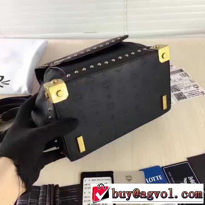 上品エムシーエムバッグコピーMCMリュックショルダー2WAYバックレザーななめ掛けショルダーリュックスタッズ通勤 お出かけ 旅行&nbsp;