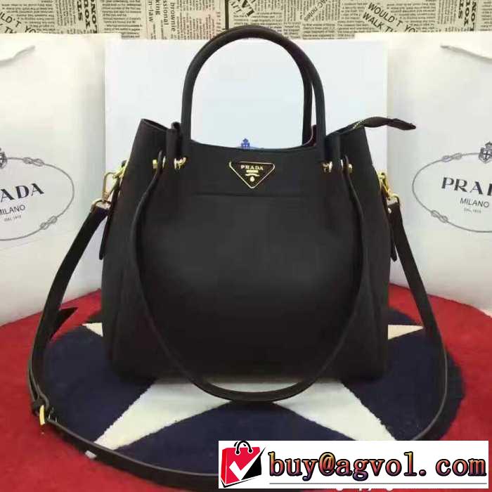 お洒落に魅せる 2017新作 多色選択可 手持ち&ショルダー掛け PRADA プラダ
