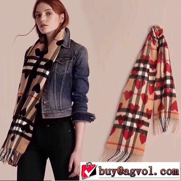 人気商品登場2017秋冬季BURBERRYロングマフラー 2色選択可  バーバリー