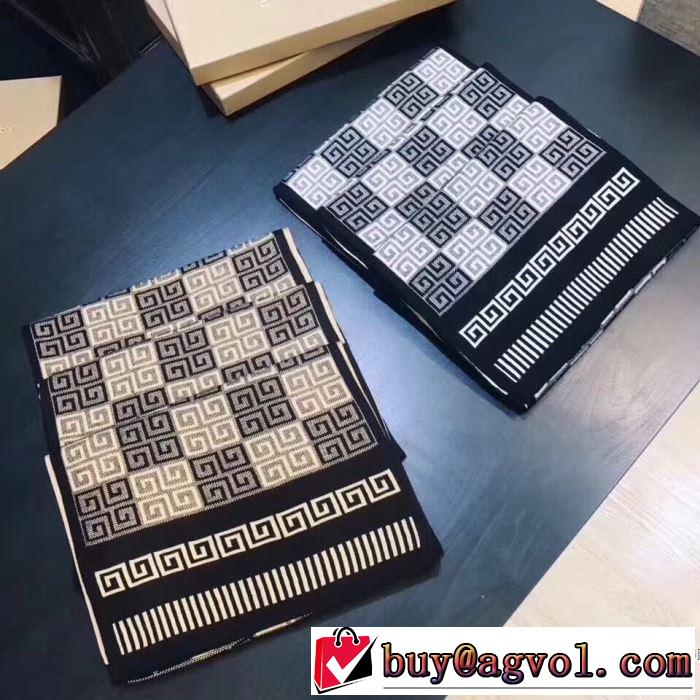 2017新款 あったか発熱HOT新作登場 ジバンシー GIVENCHY ロングマフラー 2色選択可