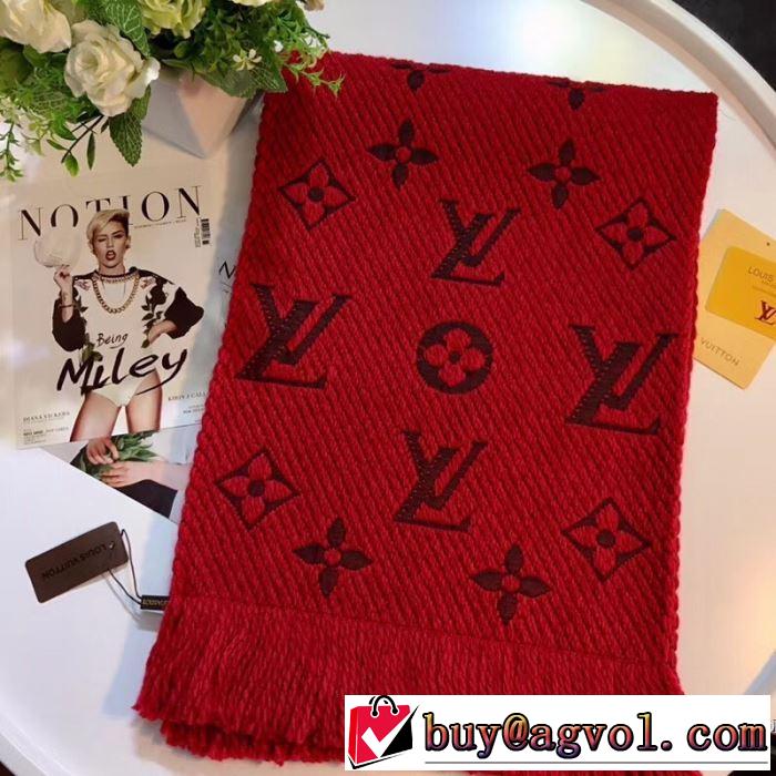 女性大好きルイ ヴィトン 2017秋冬季LOUIS VUITTON  多色選択可 ロングマフラー 魅力ファッション