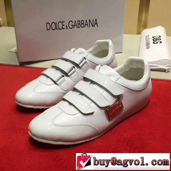2017秋冬季超人気スタイリッシュな印象 2色可選 ドルチェ＆ガッバーナ DOLCE&GABBANA スニーカー