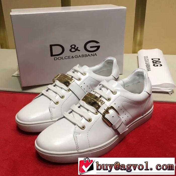 オリジナル  2017秋冬季超人気 フラットシューズ 2色可選ドルチェ＆ガッバーナ DOLCE&GABBANA