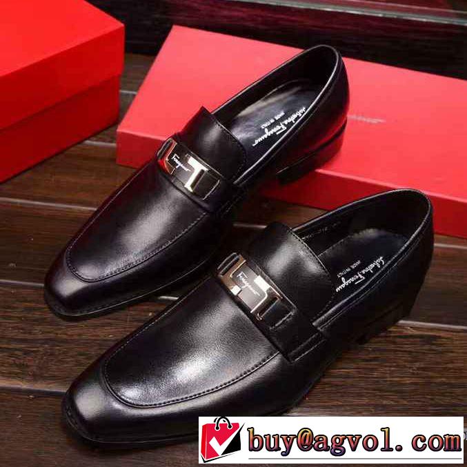 着心地よい フェラガモ FERRAGAMOビジネスシューズ  2017春夏 首胸ロゴ