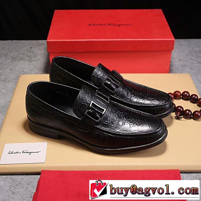 FERRAGAMO 2017秋冬季超人気 魅惑 フェラガモ 革靴