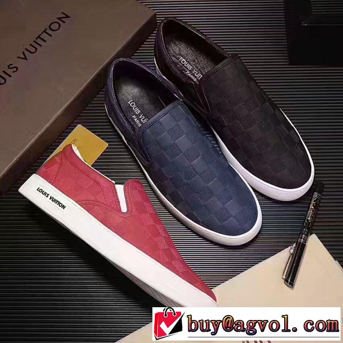 ファション性の高い 17SS 3色可選高機能防滑ソール フラットシューズ ルイ ヴィトン LOUIS VUITTON