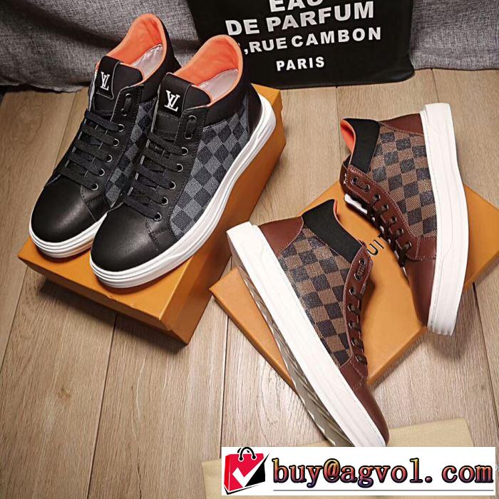 LOUIS VUITTON 2色可選 2017秋冬季超人気主役になる存在感 ルイ ヴィトンハイトップシューズ